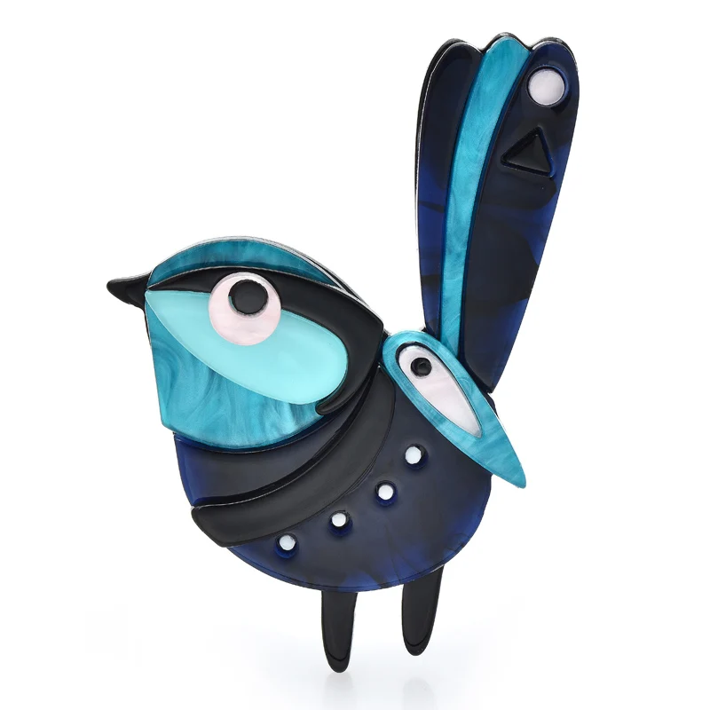 Wuli&baby Acrylic Cute Bird Brooches For Women Unisex Blue Black Bird Animal Party Office Brooch Pin Gifts
Wuli&baby Acrylic Cute Bird Brooches For Women Unisex Blue Black Bird Animal Party Office Brooch Pin Gifts