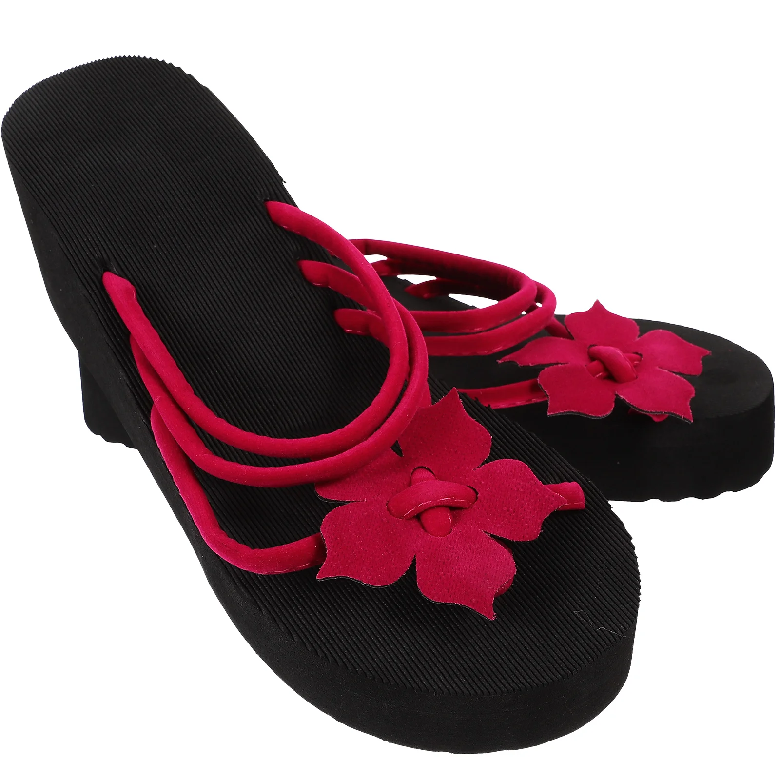 Шлепанцы женские на нескользящей подошве, пляжные сандалии на платформе и высоком каблуке, Нескользящие, черные
Шлепанцы женские на нескользящей подошве, пляжные сандалии на платформе и высоком каблуке, Нескользящие, черные