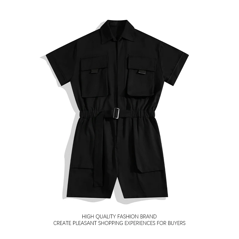 Summer Casual Safari Rompers Functional One-piece Cargo Pants Male Multi Pocket Japanese Retro Trousers Unisex Hip Hop Jumpsuit
Summer Casual Safari Rompers Functional One-piece Cargo Pants Male Multi Pocket Japanese Retro Trousers Unisex Hip Hop Jumpsuit