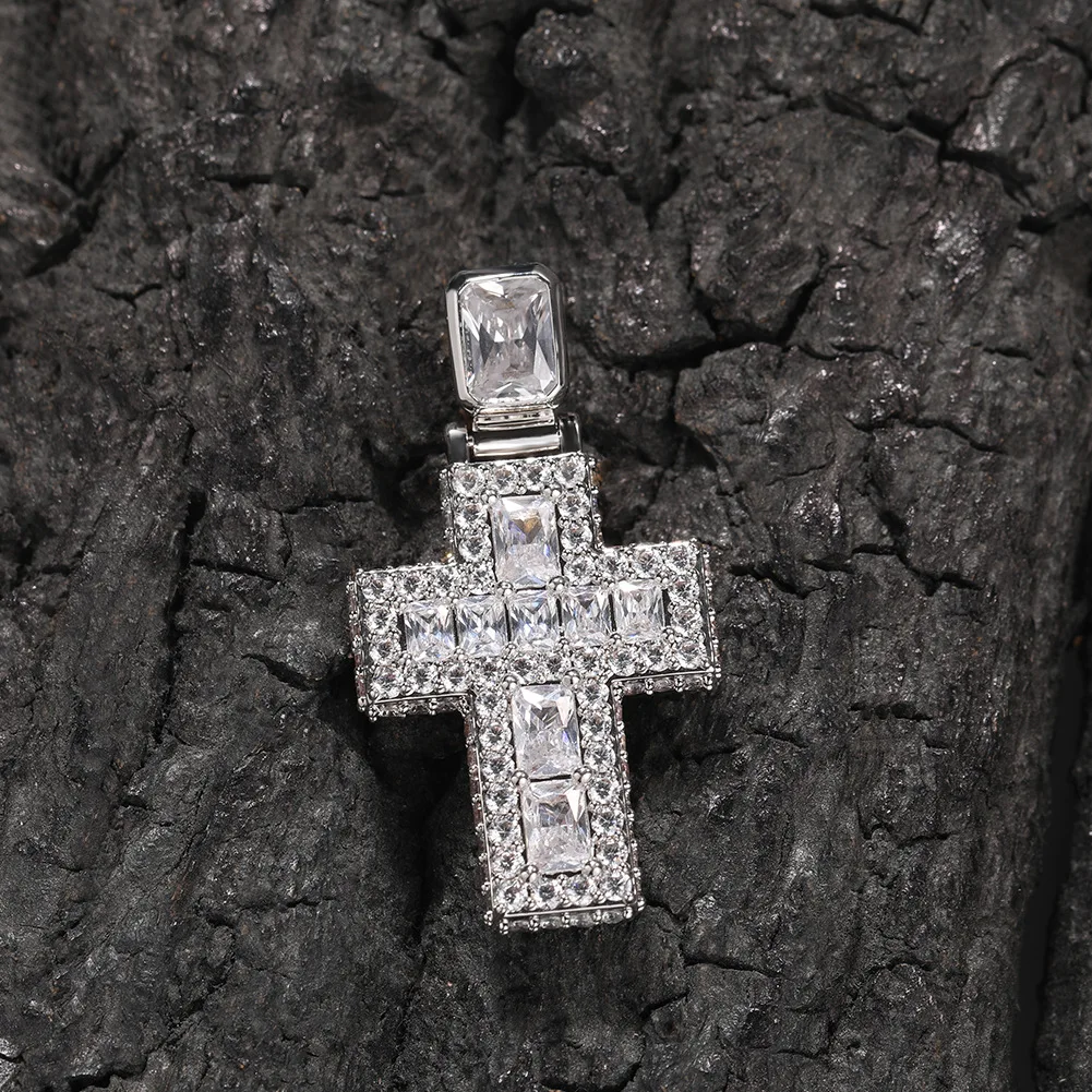 2023 Unique Big Zircon Cross Iced Out Bling Pendant Necklace Mirco Pave Prong Setting Rock Rapper Fashion Hip Hop Jewelry BP240
2023 Unique Big Zircon Cross Iced Out Bling Pendant Necklace Mirco Pave Prong Setting Rock Rapper Fashion Hip Hop Jewelry BP240