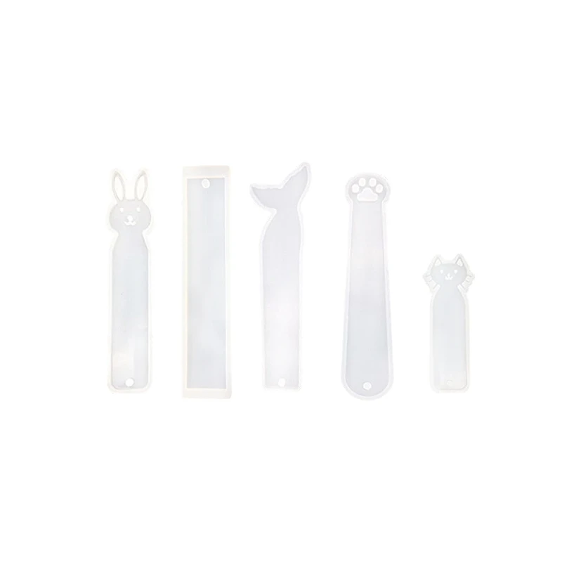 5 Pack Silicone Bookmark Mold DIY Bookmark Casting Mould Making Epoxy Resin Jewelry DIY Craft Silicone Transparent Mold Mermaid
5 Pack Silicone Bookmark Mold DIY Bookmark Casting Mould Making Epoxy Resin Jewelry DIY Craft Silicone Transparent Mold Mermaid