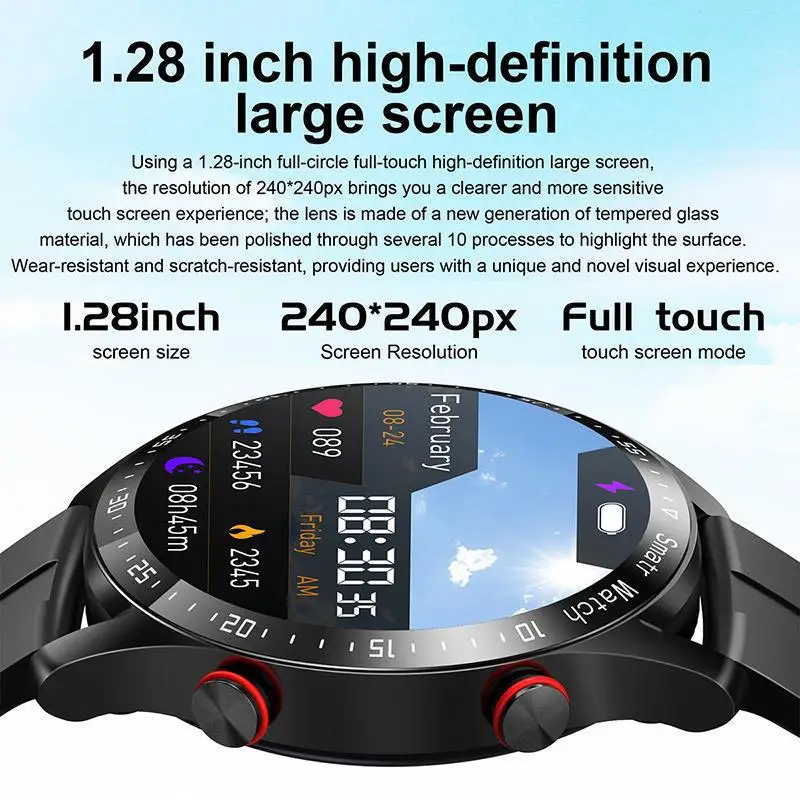 Ultimate Smart Watch with ECG+PPG Technology and Stylish Business Stainless Steel Strap - The Perfect Combination of Health Mon
Ultimate Smart Watch with ECG+PPG Technology and Stylish Business Stainless Steel Strap - The Perfect Combination of Health Mon