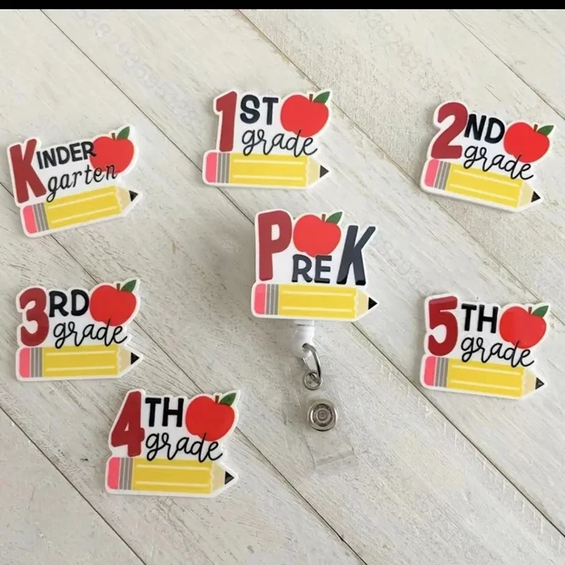 New 1st Grade Badge Reel, 5TH GRADE Badge Reel, KINGDER GARTEN, Teacher, End of Year Gift,teacher retractable badge holder
New 1st Grade Badge Reel, 5TH GRADE Badge Reel, KINGDER GARTEN, Teacher, End of Year Gift,teacher retractable badge holder