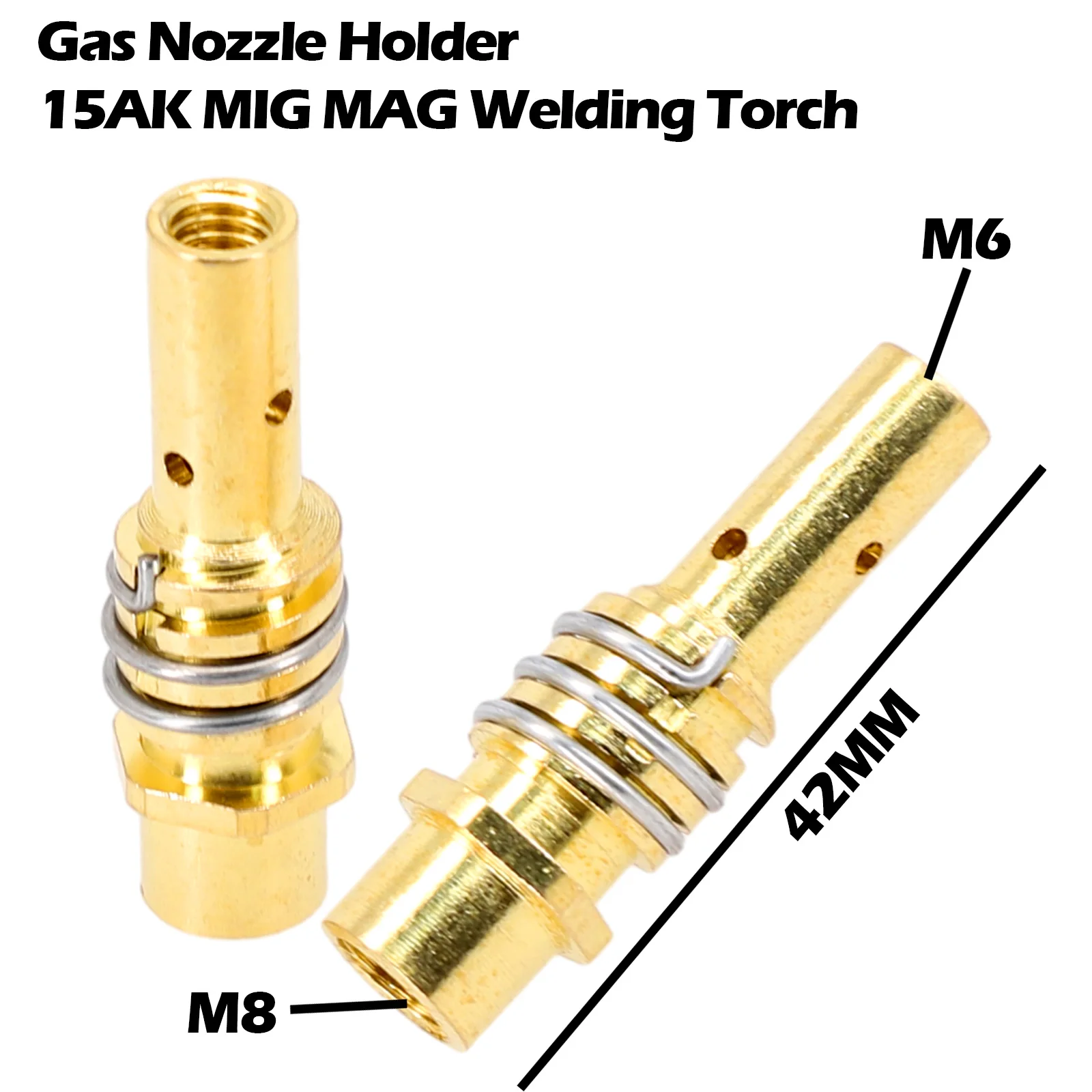 2pcs Gas Nozzle Holder 15AK Nozzle Spring For Both Professional DIY MIG/MAG Welding Projects Torch Contact Tip Power Tools
2pcs Gas Nozzle Holder 15AK Nozzle Spring For Both Professional DIY MIG/MAG Welding Projects Torch Contact Tip Power Tools