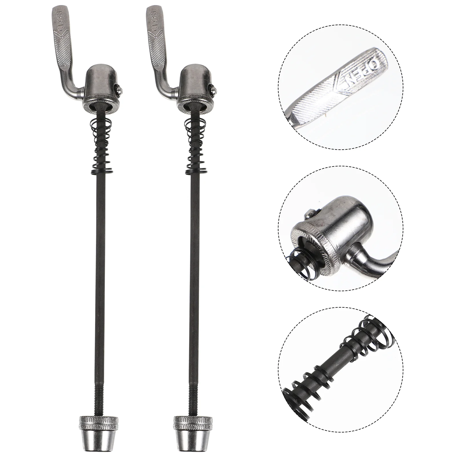 2 PCS Quick Release Accessories Bicycle Skewer for Cycling Rear Tire Axle Indoor Trainer Mountain Bike Wheel Steel Road Axel
2 PCS Quick Release Accessories Bicycle Skewer for Cycling Rear Tire Axle Indoor Trainer Mountain Bike Wheel Steel Road Axel