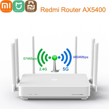 NWE 샤오미 Mijia Redmi AX5400 와이파이 라우터 메시 시스템, WiFi6 Rro, 160MHz, 4K 메시 리피터, 외부 앰프, Mijia 앱으로 작동
