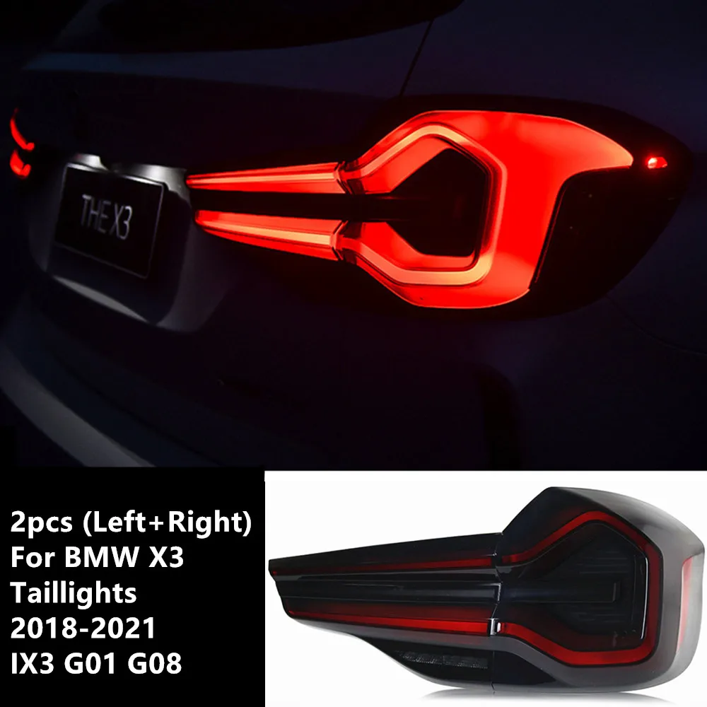 Задние фонари для стайлинга автомобилей BMW X3, задние фонари 2018-2021 IX3 G01 G08
Задние фонари для стайлинга автомобилей BMW X3, задние фонари 2018-2021 IX3 G01 G08
