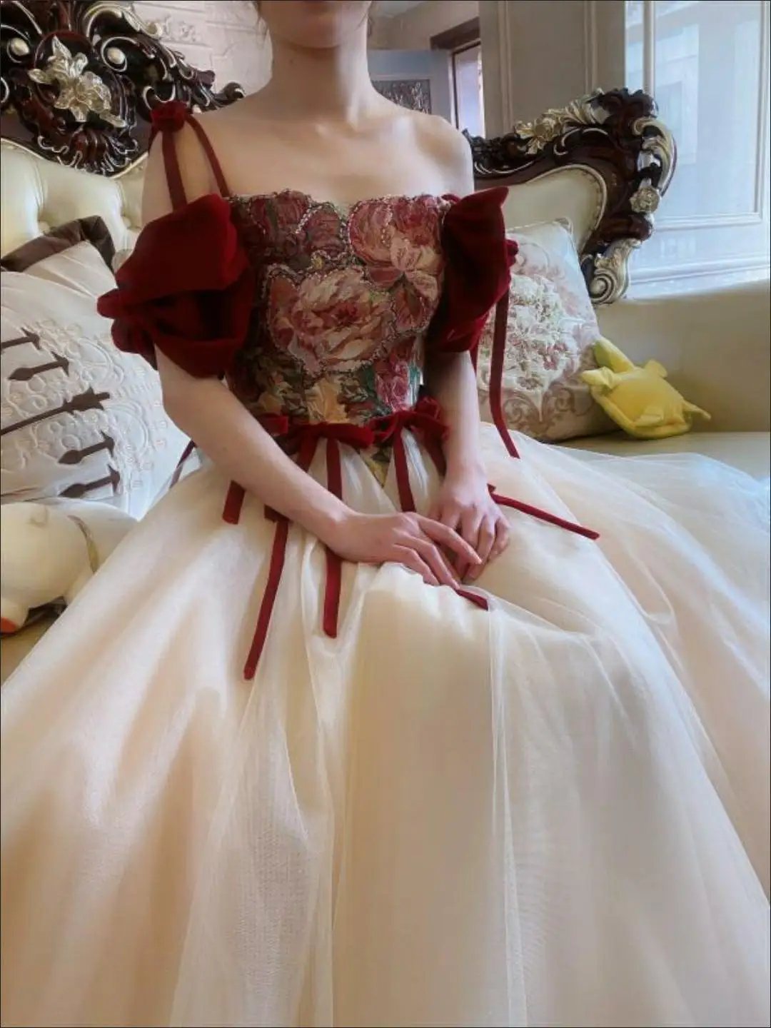 A-Line Fashion Tulle Evening Dress with Cups Black Champage Red Sequin Prom Dress Strappy Shoulder Formal Party Dress
A-Line Fashion Tulle Evening Dress with Cups Black Champage Red Sequin Prom Dress Strappy Shoulder Formal Party Dress