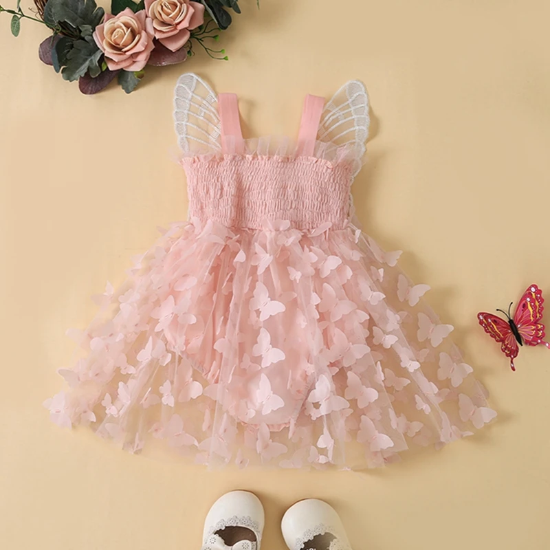 

Baby Girl Dress Summer Sleeveless Tutu Birthday Party Wedding Tulle Romper Toddler Bow Girl Floral Outfits Clothing Patchwork A