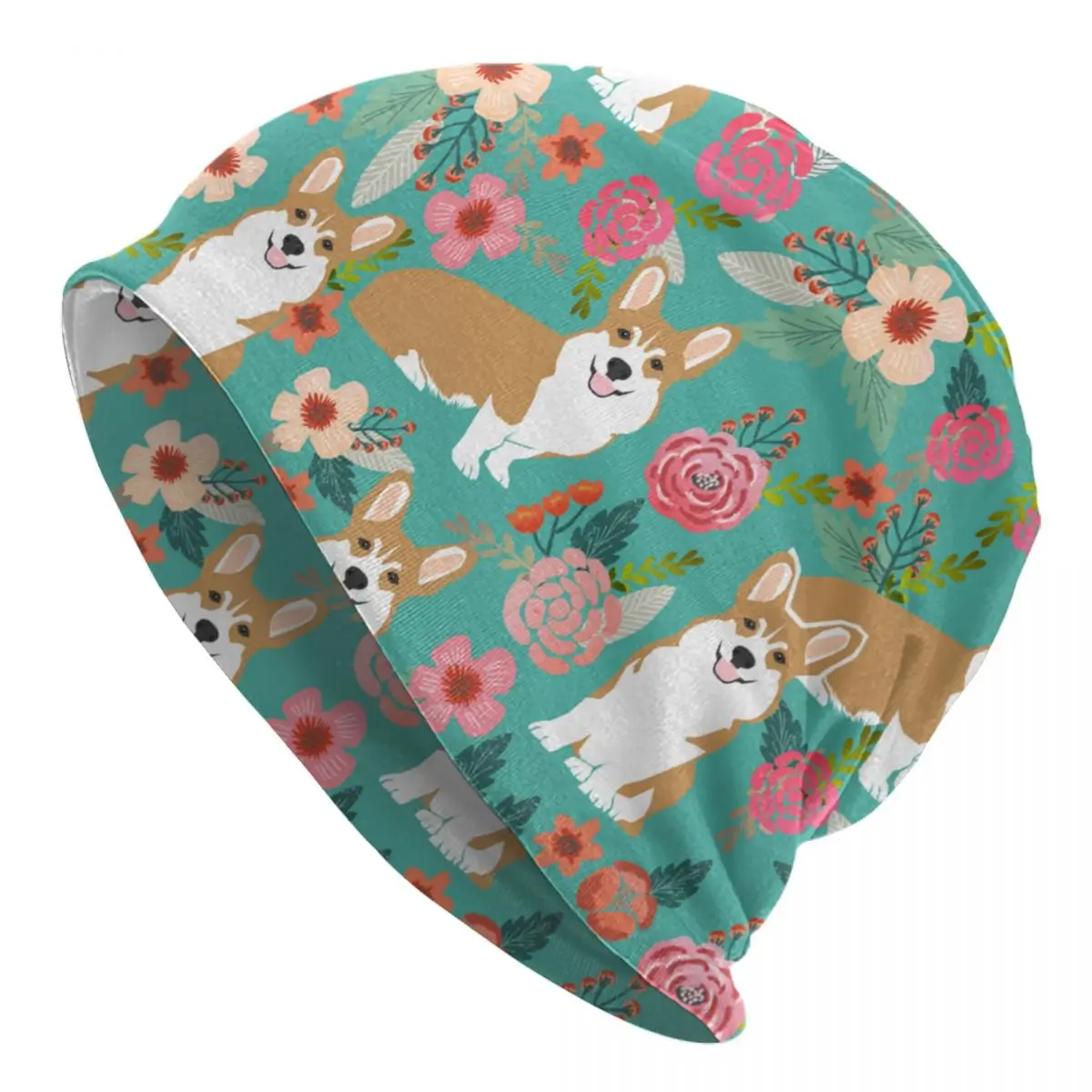 Corgi Vintage Style Florals Dog Skullies Beanies Hats Animal Casual Unisex Ski Caps Warm Dual-use Bonnet Knitted Hat
Corgi Vintage Style Florals Dog Skullies Beanies Hats Animal Casual Unisex Ski Caps Warm Dual-use Bonnet Knitted Hat