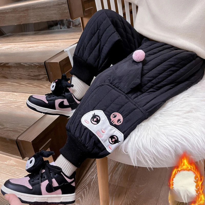 Cartoon Kawaii Anime Sanrio Pants Kuromi Cinnamoroll New Autumn Winter Plush Trousers Children Warm Sweet Creative Gift Girl Toy
Cartoon Kawaii Anime Sanrio Pants Kuromi Cinnamoroll New Autumn Winter Plush Trousers Children Warm Sweet Creative Gift Girl Toy
