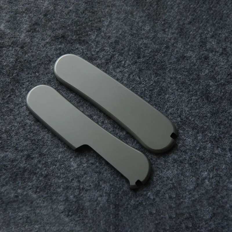 

1 Pair Custom TC4 Titanium alloy Scales Handle for 85mm Victorinox Delemont Swiss Army Knives