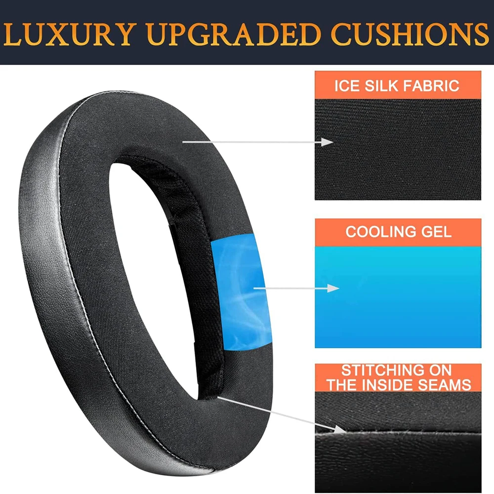 Earphone pads For Sennheiser EPOS GSP500 GSP550 GSP600 GSP601 GSP602 GSP670 GSA H6 PRO replacement Earpads Memory Covers Sponge Earphone pads For Sennheiser EPOS GSP500 GSP550 GSP600 GSP601 GSP602 GSP670 GSA H6 PRO replacement Earpads Memory Covers Sponge