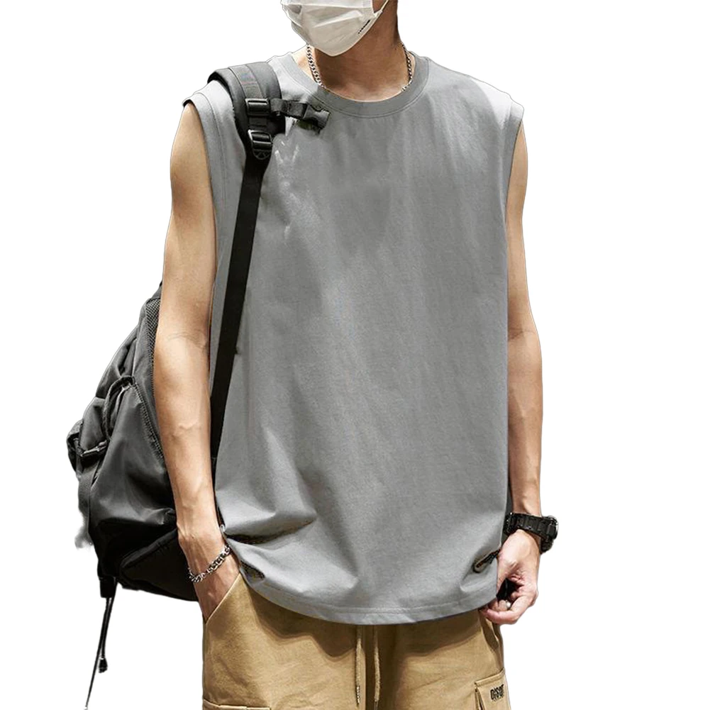 Mens Sleeveless Running Tank Top Workout Muscle T-Shirt Summer Gym Vest Sports Male Solid Handsome Round Collar Tops Hombre
Mens Sleeveless Running Tank Top Workout Muscle T-Shirt Summer Gym Vest Sports Male Solid Handsome Round Collar Tops Hombre