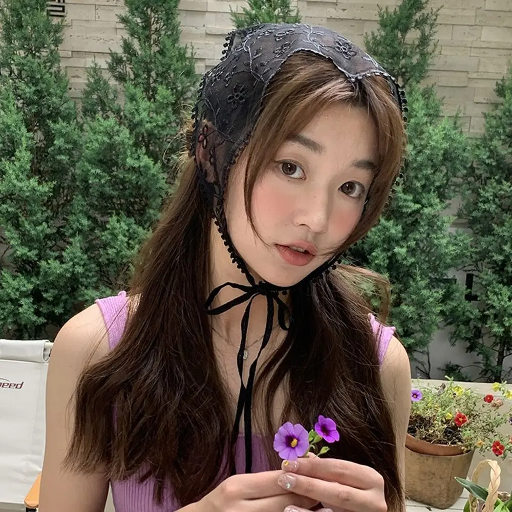 Cute Embroidery Flower Triangle Bandana Wraps Turban Lace Hair Scarf Hair Band Headbands Triangle Scarf Travel
Cute Embroidery Flower Triangle Bandana Wraps Turban Lace Hair Scarf Hair Band Headbands Triangle Scarf Travel