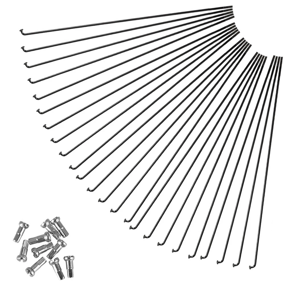 Steel Wires Bike Spokes 1 For 27.5/26/29er Mountain Road Bikes Repair With Nipples 0.2cm Dia 255MM 275MM 289MM
Steel Wires Bike Spokes 1 For 27.5/26/29er Mountain Road Bikes Repair With Nipples 0.2cm Dia 255MM 275MM 289MM