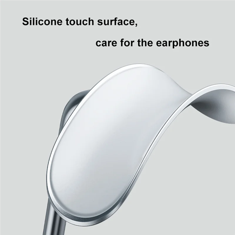 Многофункциональная настольная полка для Airpods Max с силиконовым нескользящим ковриком, серебристая
Многофункциональная настольная полка для Airpods Max с силиконовым нескользящим ковриком, серебристая