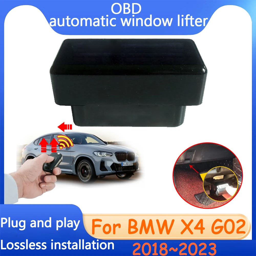 Автомобильный стеклоподъемник OBD для BMW X4 G02, аксессуары 2018 ~ 2023, автоматическое закрытие люка, Противоударная модификация, автонастройка 2020 2022
Автомобильный стеклоподъемник OBD для BMW X4 G02, аксессуары 2018 ~ 2023, автоматическое закрытие люка, Противоударная модификация, автонастройка 2020 2022