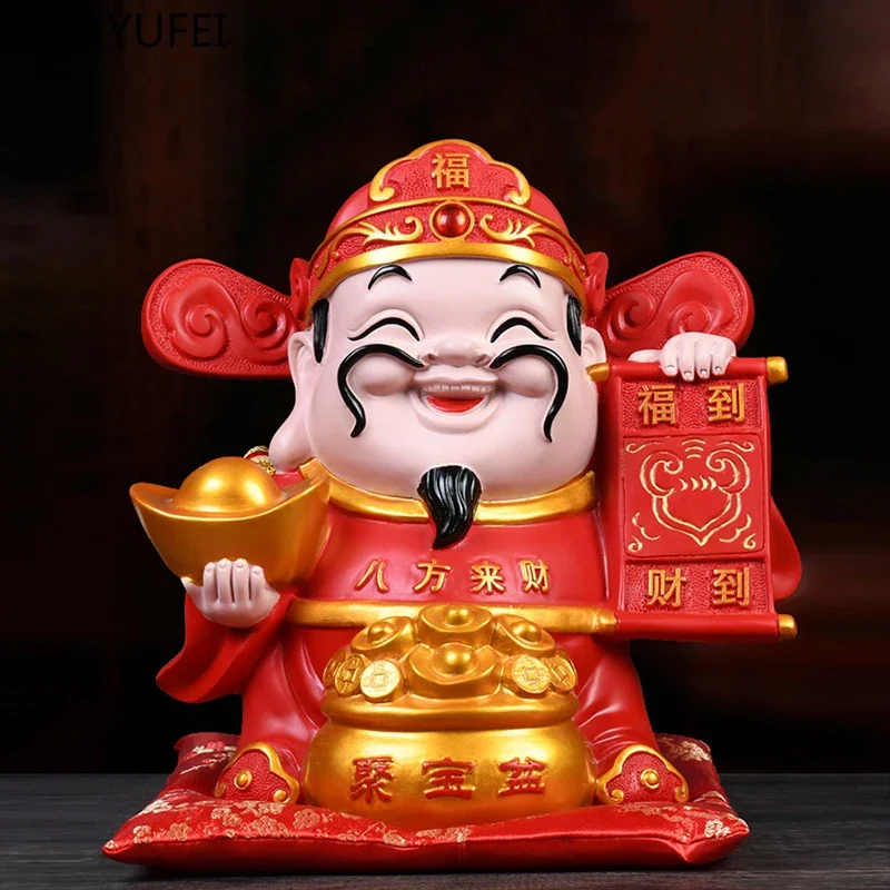 New Resin God of wealth Decoration Lucky Gift Living Room Study Office Desktop Decoration Decorations Open Christmas Gift 
New Resin God of wealth Decoration Lucky Gift Living Room Study Office Desktop Decoration Decorations Open Christmas Gift