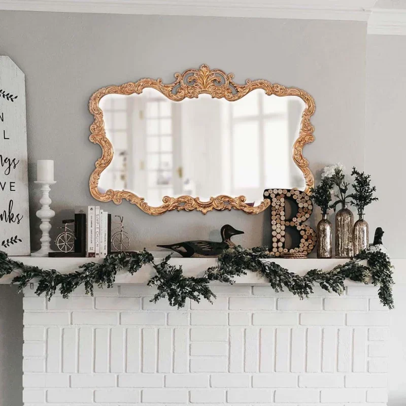 Howard Elliott Talida Mirror, Ornate Wall Focal Point, Resin Frame, Gold, 27 Inch x 38 Inch x 1 Inch
Howard Elliott Talida Mirror, Ornate Wall Focal Point, Resin Frame, Gold, 27 Inch x 38 Inch x 1 Inch