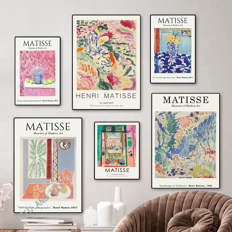 Henri Matisse Abstract Wall Art Canvas Painting Nordic Posters and Prints Wall Pictures for Bedroom Living Room Home Room Decor
Henri Matisse Abstract Wall Art Canvas Painting Nordic Posters and Prints Wall Pictures for Bedroom Living Room Home Room Decor