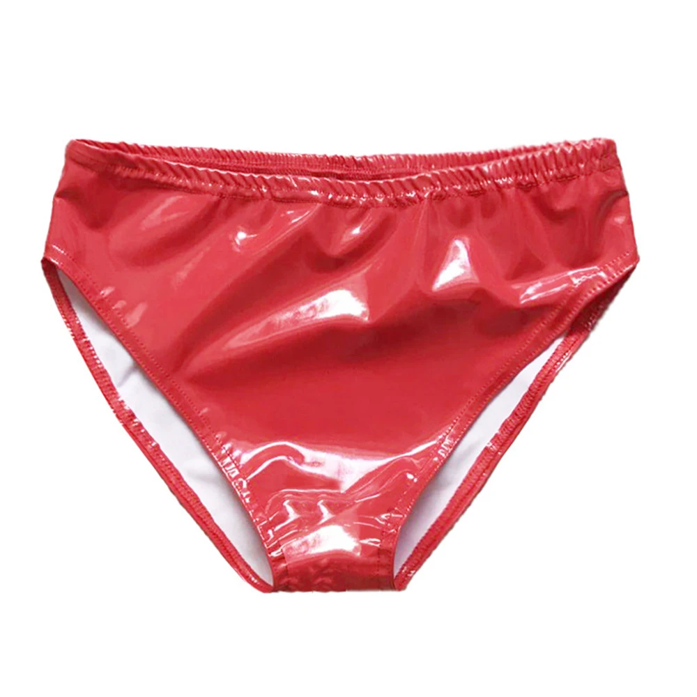 

3xl Sexy Leather Panties Plus Size Panties For Women Clubwear Faux Slink Shiny Wet Panties Bikini Thong Brief Трусы Женские