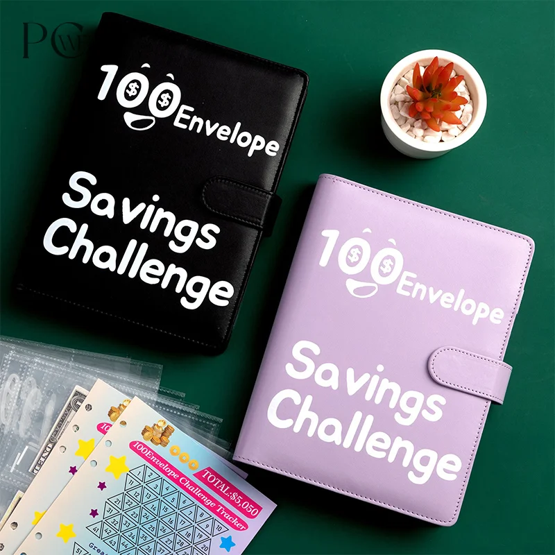 

100 дней, 100 конвертов, сбережений, вызов для экономии денег, записная книжка, органайзер для наличных и бюджетных денег, ручной Органайзер