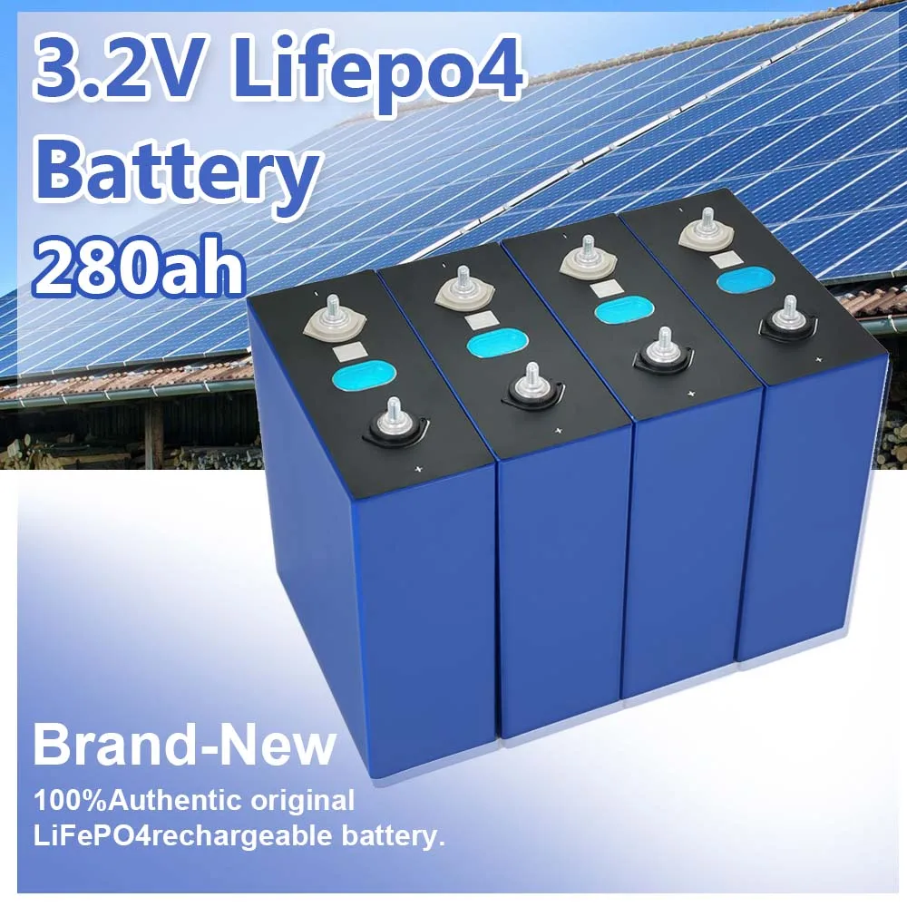 320AH 3.2V 12V Lifepo4 300ah 31ah 280ah Battery Pack LF280 Grade A Lipo Lithium Phosphate Prismatic Solar System Batteries CellS
320AH 3.2V 12V Lifepo4 300ah 31ah 280ah Battery Pack LF280 Grade A Lipo Lithium Phosphate Prismatic Solar System Batteries CellS