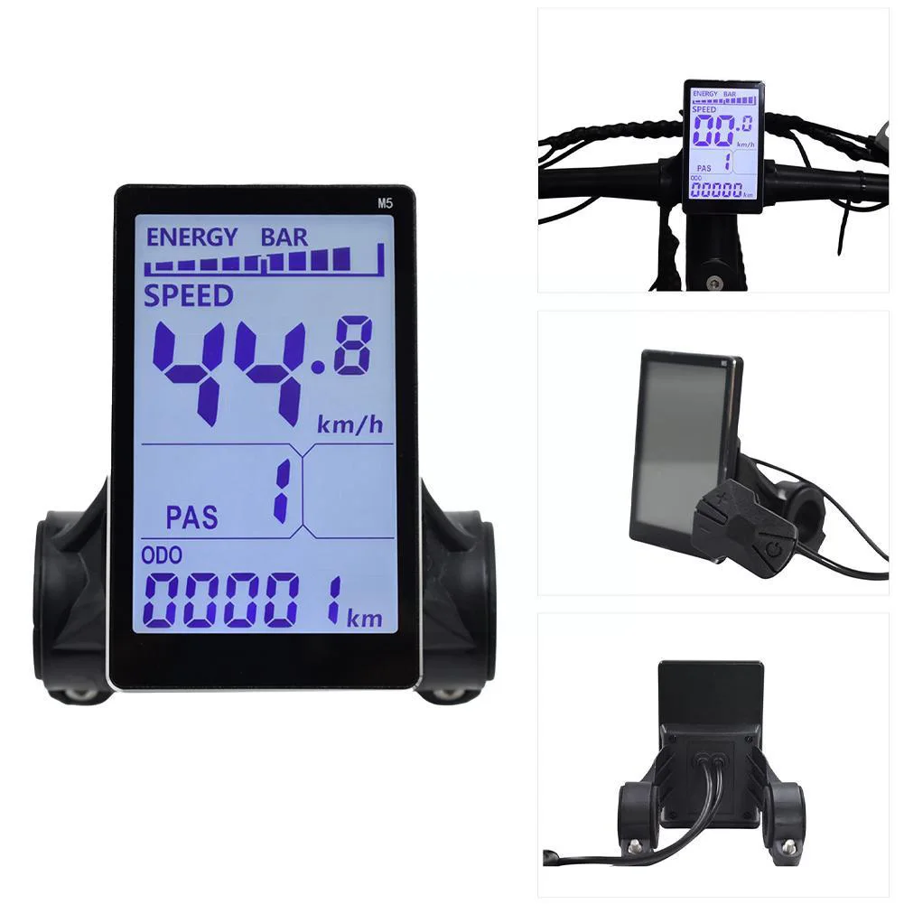 M5 Electric Bike LCD Display Screen 5-pin E-Bike Speedometer Screen Control Panel Electric Scooter Bicycle Ebike Accessories
M5 Electric Bike LCD Display Screen 5-pin E-Bike Speedometer Screen Control Panel Electric Scooter Bicycle Ebike Accessories