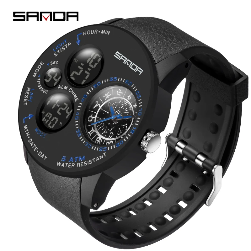 SANDA Casual Sports Watches for Men Top Brand Luxury Military Clock Fashion Man Chronograph Wrist watch Relogio Masculino 2022
SANDA Casual Sports Watches for Men Top Brand Luxury Military Clock Fashion Man Chronograph Wrist watch Relogio Masculino 2022