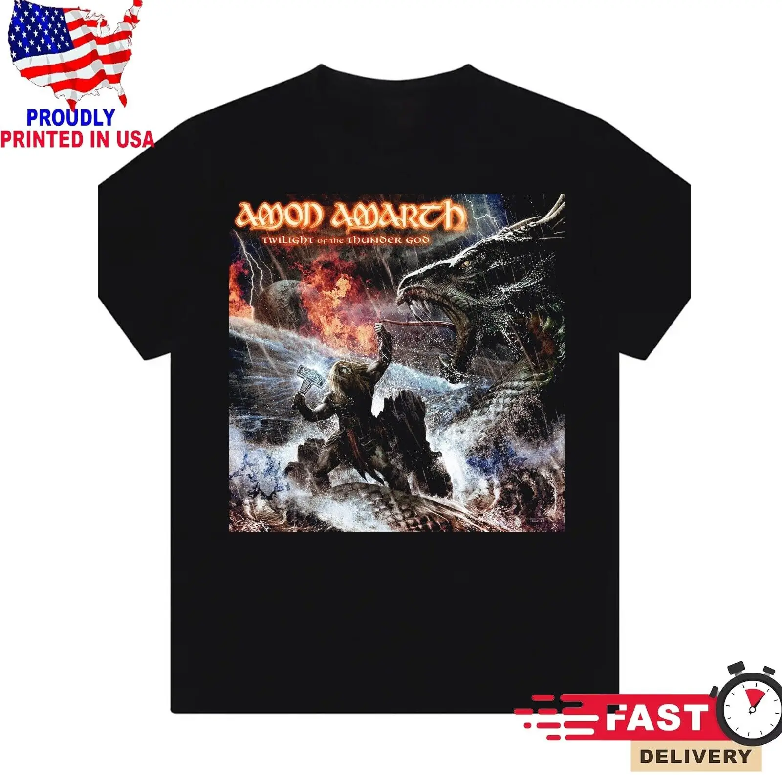 Горячая Распродажа Amon Amarth-Сумерки бога грома с коротким рукавом мужские S-5XL Tee 1HN125
Горячая Распродажа Amon Amarth-Сумерки бога грома с коротким рукавом мужские S-5XL Tee 1HN125