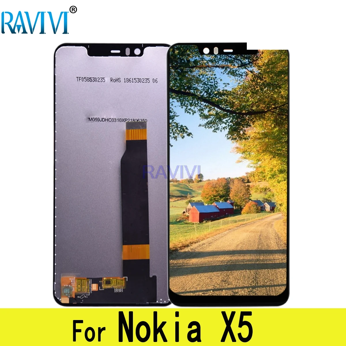 ЖК-дисплей 5,8 "X5 для Nokia 5,1 Plus, сменный ЖК-дисплей с сенсорным экраном и дигитайзером в сборе для Nokia 5,1 Plus / X5
ЖК-дисплей 5,8 "X5 для Nokia 5,1 Plus, сменный ЖК-дисплей с сенсорным экраном и дигитайзером в сборе для Nokia 5,1 Plus / X5
