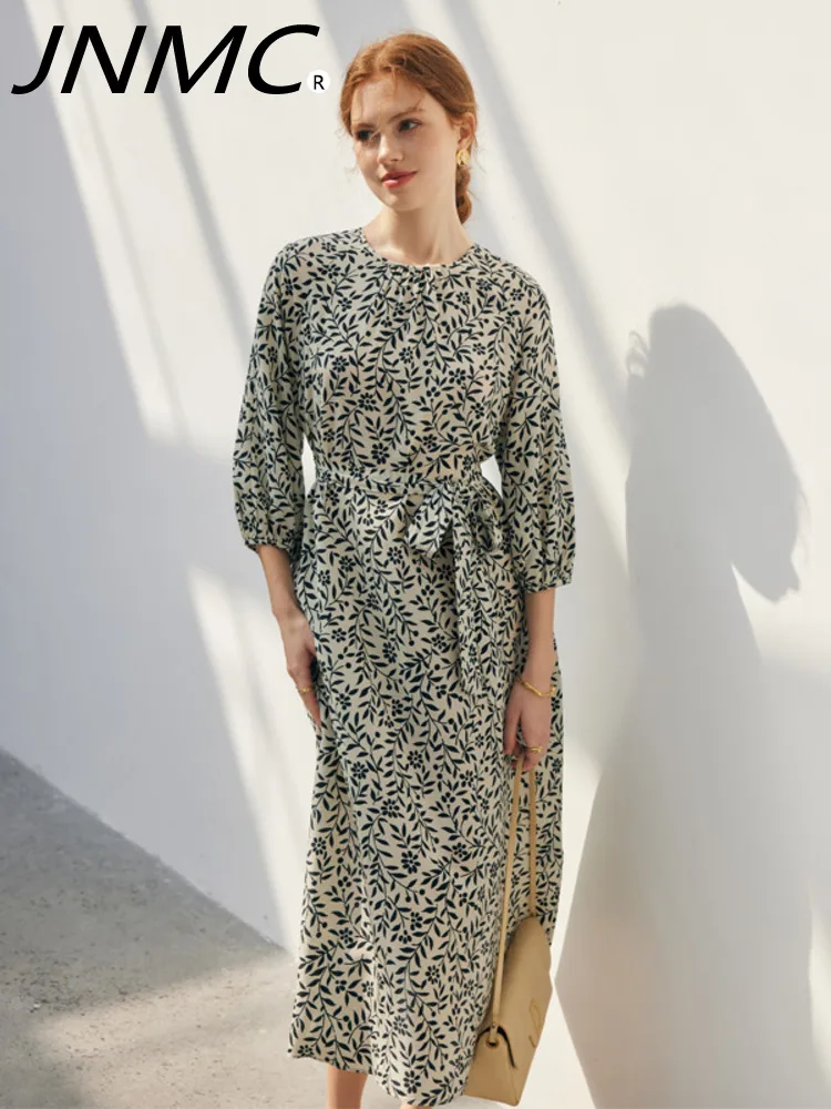 JNMC Black And White Minimalist Casual Lace Up Printed Long Sleeved Dress For Women 2024 Spring Summer New Style
JNMC Black And White Minimalist Casual Lace Up Printed Long Sleeved Dress For Women 2024 Spring Summer New Style
