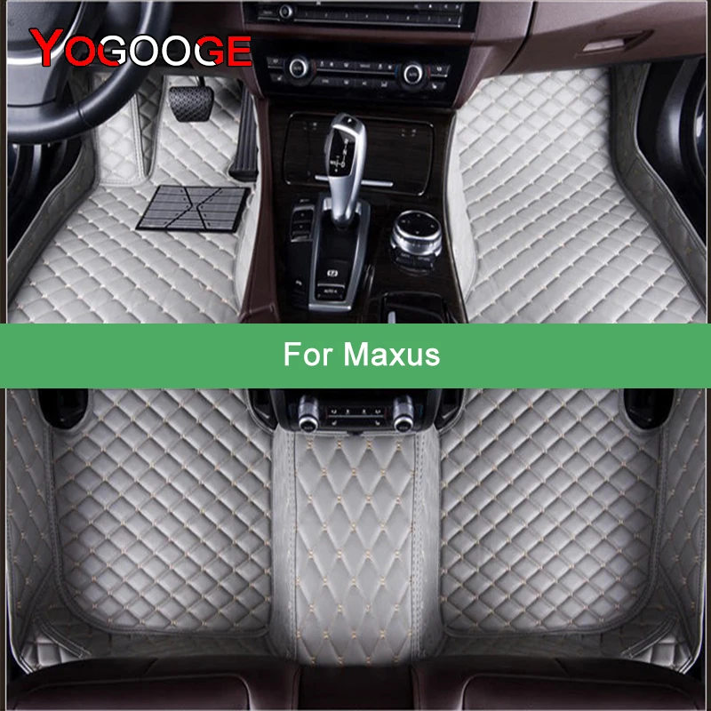 

YOGOOGE Custom Car Floor Mats For Maxus EUNIQ 6 EUNIQ5 D60 D90 T60 T70 T90 Auto Carpets Foot Coche Accessorie