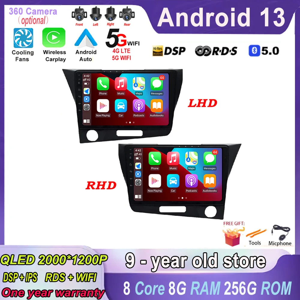 Умное аудио RDS Android 13 для Honda CRZ CR-Z 2010-2016, автомобильное радио, мультимедийный видеоплеер, телефон с беспроводным адаптером, Авторадио
Умное аудио RDS Android 13 для Honda CRZ CR-Z 2010-2016, автомобильное радио, мультимедийный видеоплеер, телефон с беспроводным адаптером, Авторадио