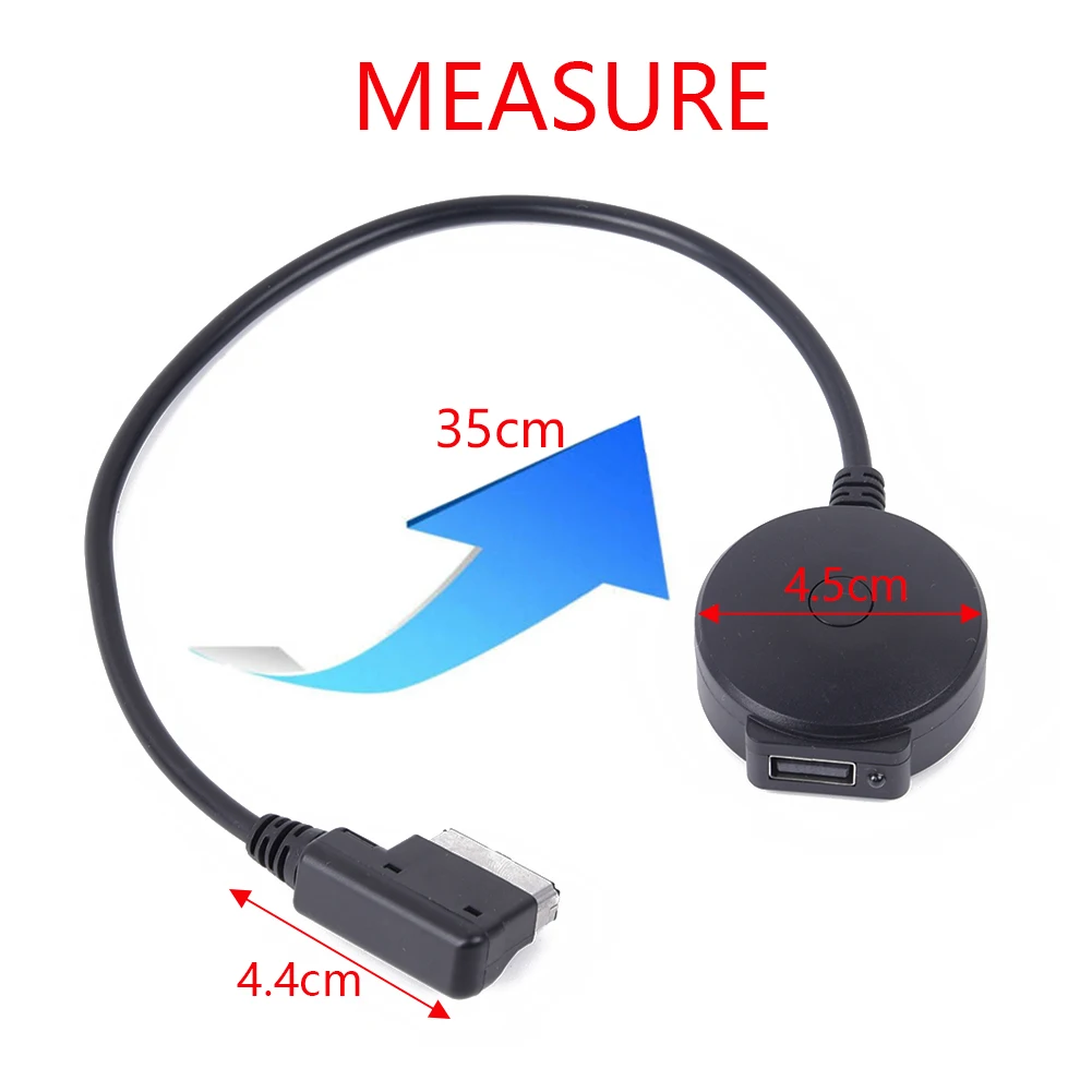 

Durable High Quality New Practical Wireless Bluetooth Adapter Element USB 1pc AUX Accessories Auto Black Cable