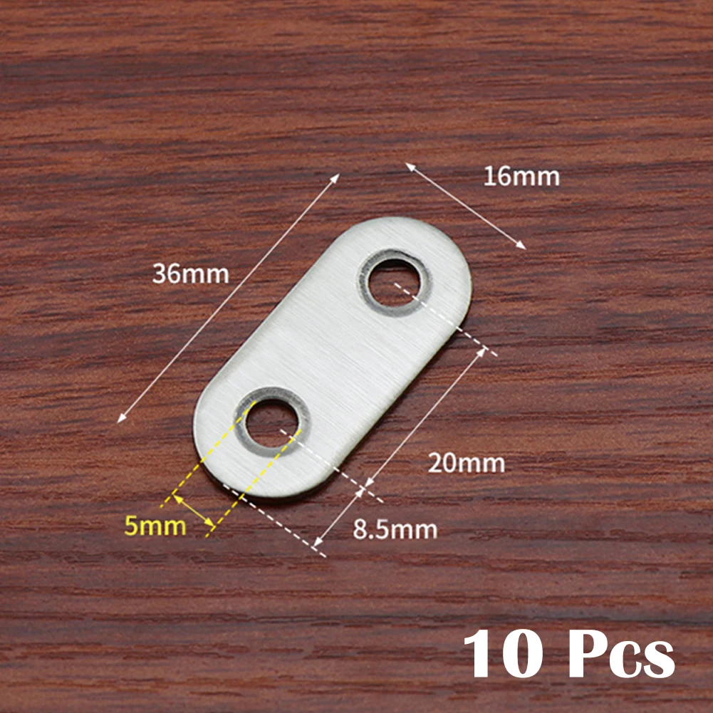 10Pcs Stainless Steel Flat Straight Brace Bracket Mending Repairing Plate Fixing Connection Plate For Furniture Repairing
10Pcs Stainless Steel Flat Straight Brace Bracket Mending Repairing Plate Fixing Connection Plate For Furniture Repairing