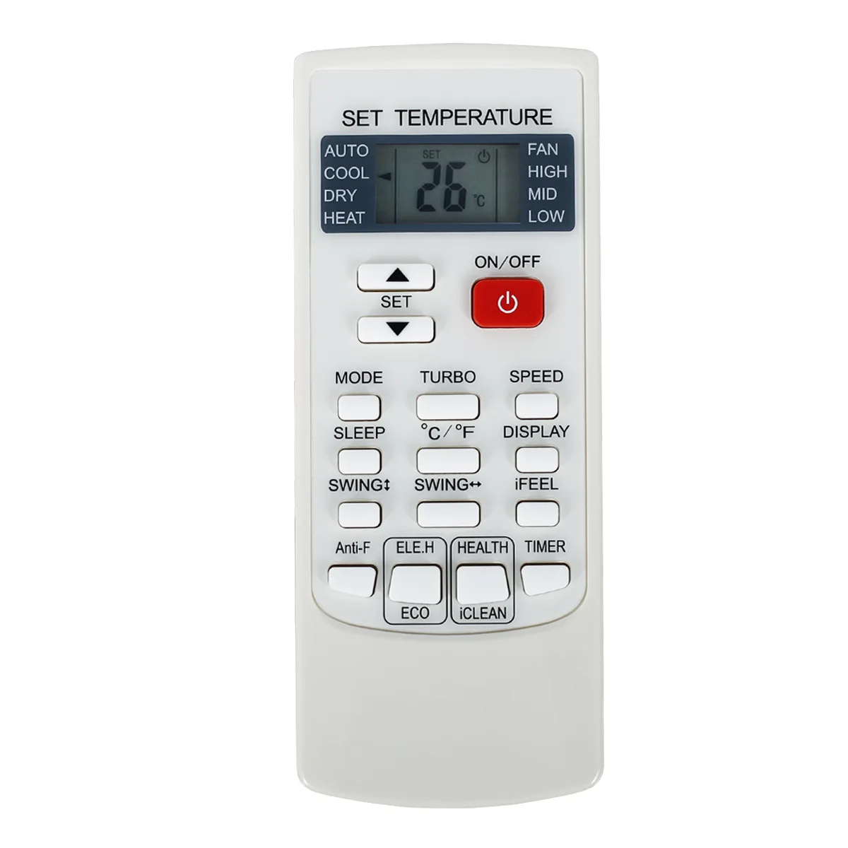 Air Conditioning Remote Control Replacement for Aukia YKR-H/102E Feel Comfortable
Air Conditioning Remote Control Replacement for Aukia YKR-H/102E Feel Comfortable