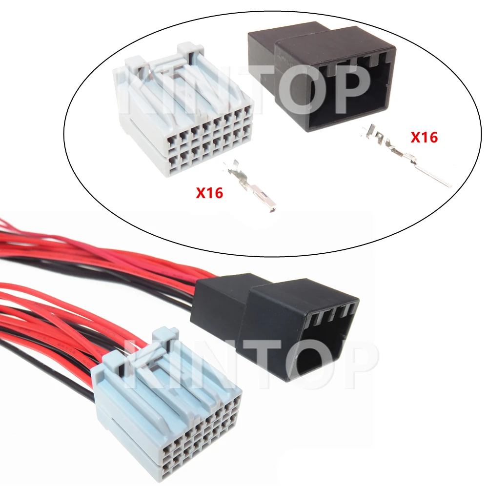 1 Set 16 Pins Car Male Female Docking Connector Automobile Unsealed Plug Auto Starter Cable Socket 179054-6 35563-1615 179054-1
1 Set 16 Pins Car Male Female Docking Connector Automobile Unsealed Plug Auto Starter Cable Socket 179054-6 35563-1615 179054-1
