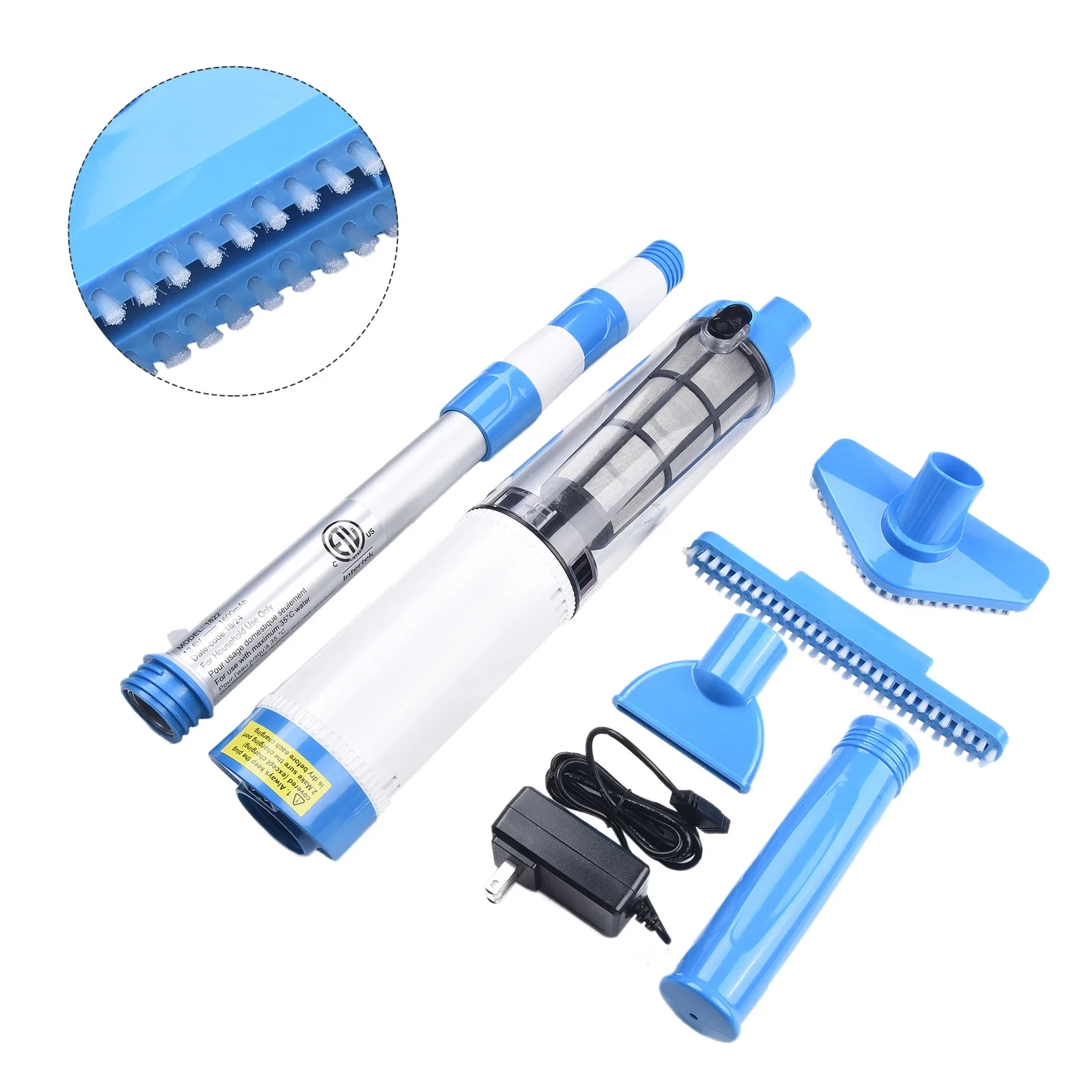 Pool Vacuum Rechargeable Vacuum Cleaner Handle Navigation Suction Nozzle Brush Head For Spas Hot Tubs Small Pools
Pool Vacuum Rechargeable Vacuum Cleaner Handle Navigation Suction Nozzle Brush Head For Spas Hot Tubs Small Pools