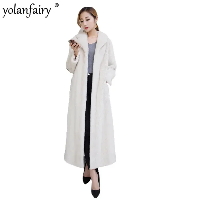 Real Fur Coat Women 2022 Luxury Winter Real Mink Fur Jacket Female Knee Long Imported Velvet Whole Mink Fur Clothes for Women FC
Real Fur Coat Women 2022 Luxury Winter Real Mink Fur Jacket Female Knee Long Imported Velvet Whole Mink Fur Clothes for Women FC