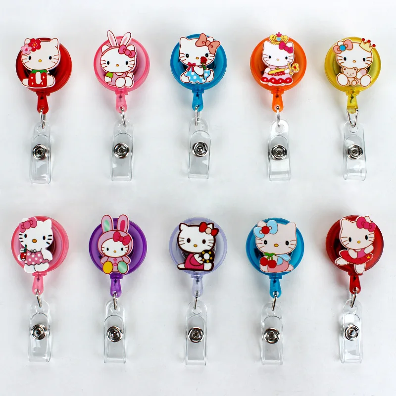 1 шт. блестящая Подвеска из смолы Hello Kitty выдвижной Бейдж с катушкой для медсестер студентов выставочный держатель для удостоверения личности
1 шт. блестящая Подвеска из смолы Hello Kitty выдвижной Бейдж с катушкой для медсестер студентов выставочный держатель для удостоверения личности