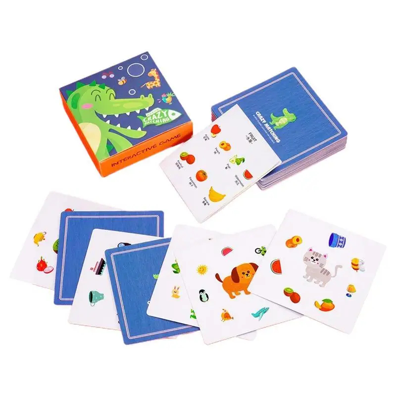 Animal Matching Card Portable And Durable Matching Memory Game Card Easy To Clean Early Education Thinking Logic Training Card
Animal Matching Card Portable And Durable Matching Memory Game Card Easy To Clean Early Education Thinking Logic Training Card