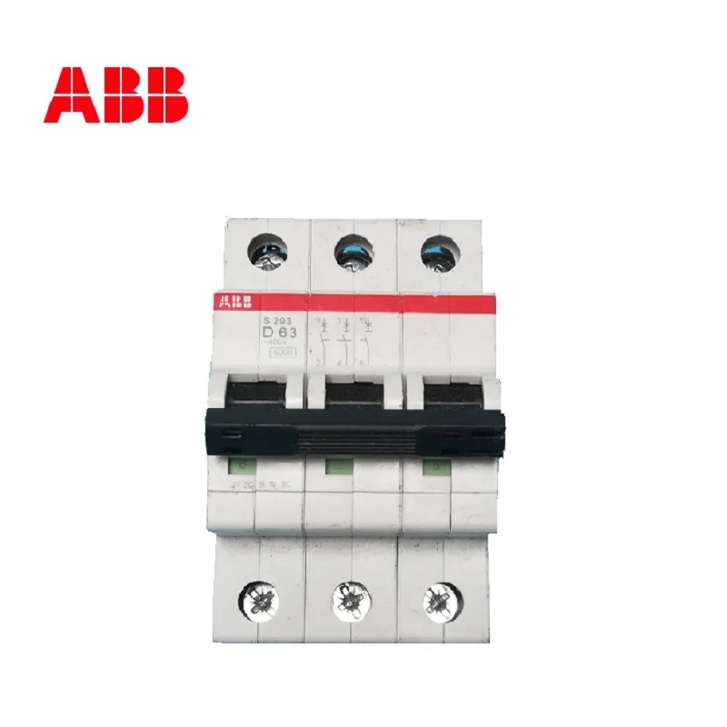

ABB Miniature Circuit Breaker S202 S201NA 2P 1P+N TYPE D 1A 2A 3A 4A 6A 10A 16A 20A 25A 32A 40A 50A 63A
