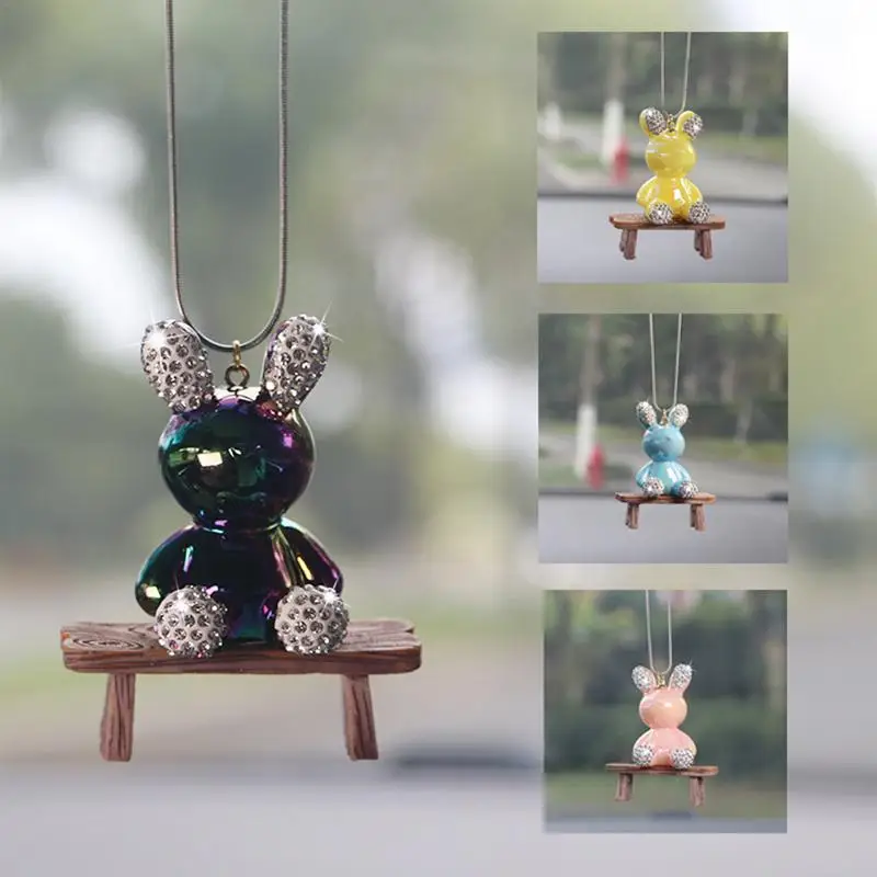 Car Pendant Adjustable Resin Car Dashboard Rabbit Car Rearview Mirror Hanging Pendent Auto Interior Decor Pendants Accessories
Car Pendant Adjustable Resin Car Dashboard Rabbit Car Rearview Mirror Hanging Pendent Auto Interior Decor Pendants Accessories