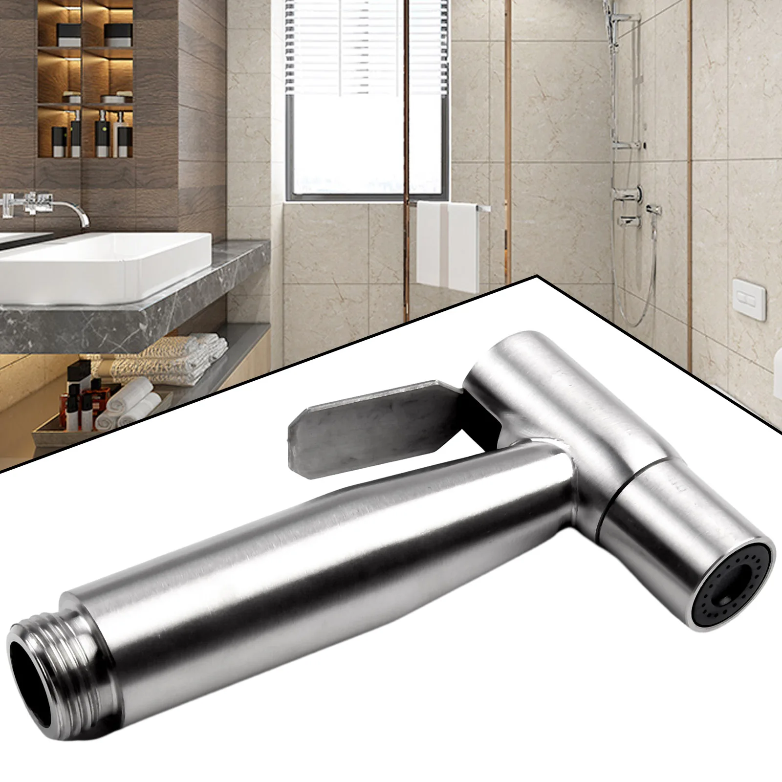 Bidet Sprayer Set 1 PC Toilet Douche Bidet Head Handheld Spray For Sanitary Shattaf Shower Stainless Steel Shower Head
Bidet Sprayer Set 1 PC Toilet Douche Bidet Head Handheld Spray For Sanitary Shattaf Shower Stainless Steel Shower Head