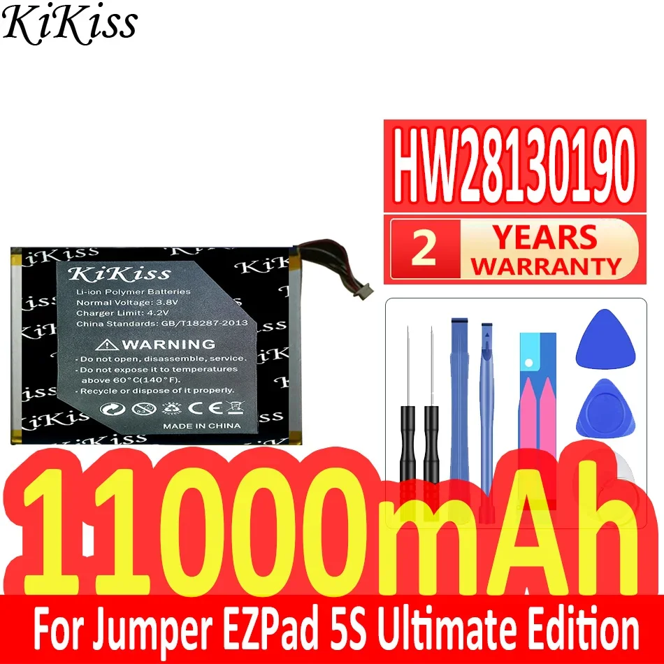 Мощная батарея 11000 мАч KiKiss HW28130190 (EZPad 5S) для Jumper EZPad 5S Ultimate Edition, Аккумуляторы для ноутбуков
Мощная батарея 11000 мАч KiKiss HW28130190 (EZPad 5S) для Jumper EZPad 5S Ultimate Edition, Аккумуляторы для ноутбуков