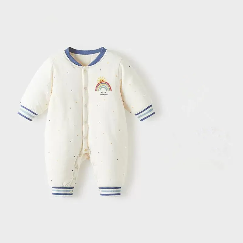 Autumn Winter New Baby Boys Girls Romper Long Sleeves Print Design Infant Warm Jumpsuit Newborn Cotton Coat Pajamas A2943
Autumn Winter New Baby Boys Girls Romper Long Sleeves Print Design Infant Warm Jumpsuit Newborn Cotton Coat Pajamas A2943