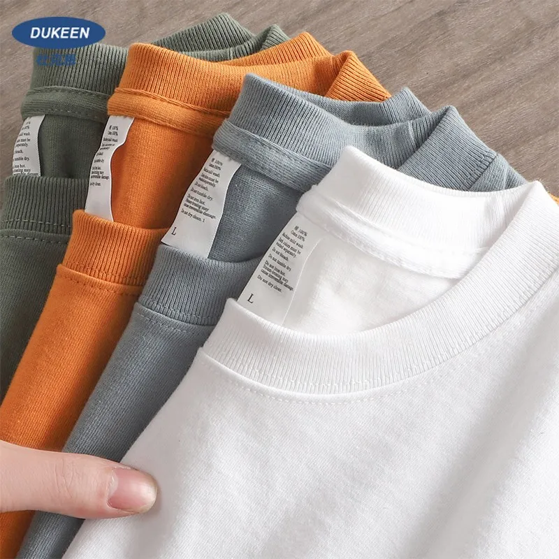 Dukeen 280gsm Oversized Heavyweight T Shirt for Men Summer Short Sleeve Tee 100% Cotton Plain Top Casual Men's Clothing 9.9oz
Dukeen 280gsm Oversized Heavyweight T Shirt for Men Summer Short Sleeve Tee 100% Cotton Plain Top Casual Men's Clothing 9.9oz