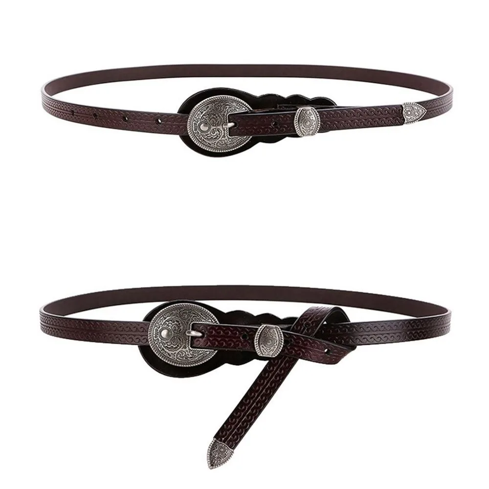 Metal Belts Personality Pin Buckle Carve Belts for Women PU Leather Ethnic Style Belts for Men For Dress Accessories
Metal Belts Personality Pin Buckle Carve Belts for Women PU Leather Ethnic Style Belts for Men For Dress Accessories